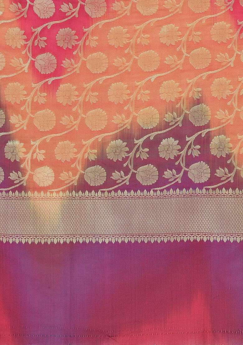 Woven Design Pure Silk Dupatta - Indya