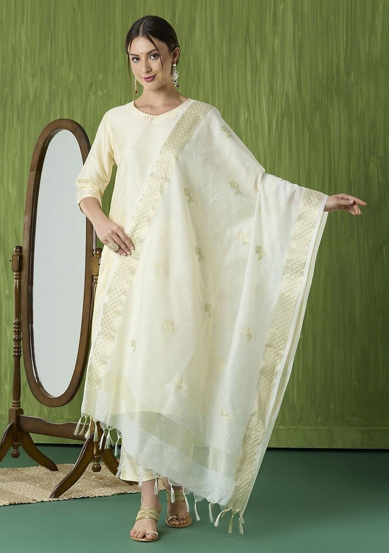 Woven Design Dupatta
