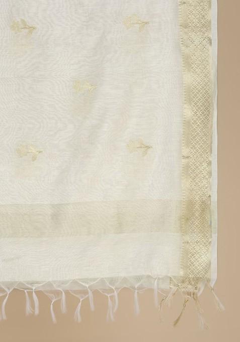 Woven Design Dupatta