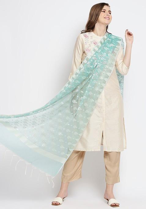 Woven Design Dupatta