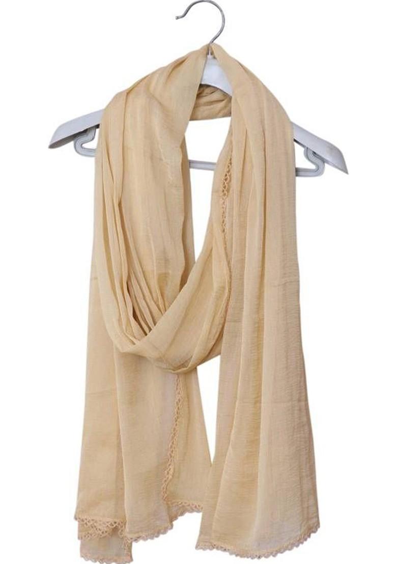 Beige Chiffon Dupatta