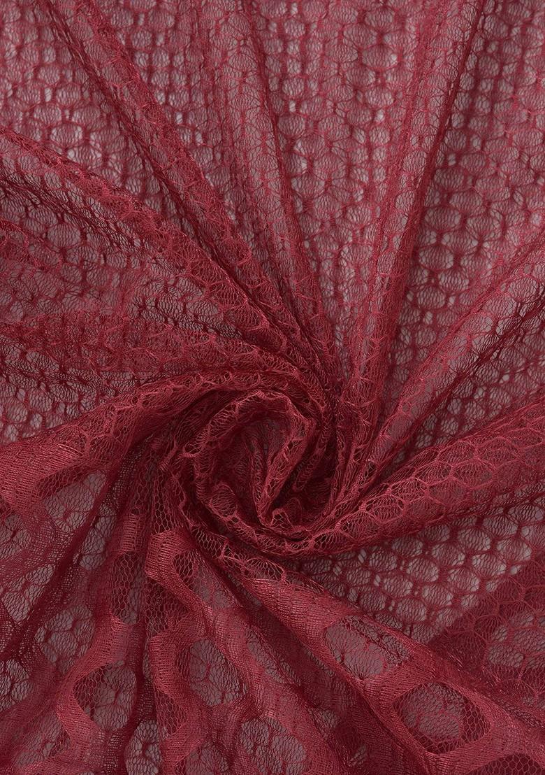 Blue Poly Blend Selection Of 3 Geometric Woven Design Dupatta