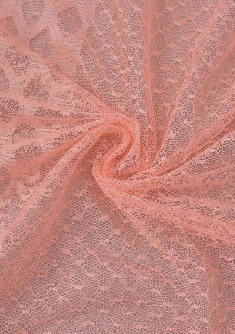 Pink Poly Blend Selection Of 7 Geometric Woven Design Dupattas