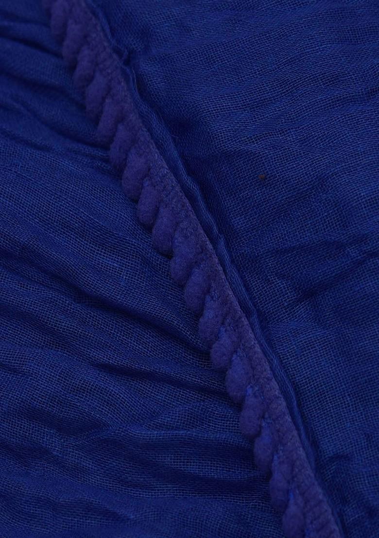 Black Poly Blend Selection Of 7 White Dupattas