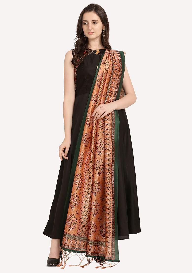 Ethnic Motifs Digital Printed Assam Silk Dupatta