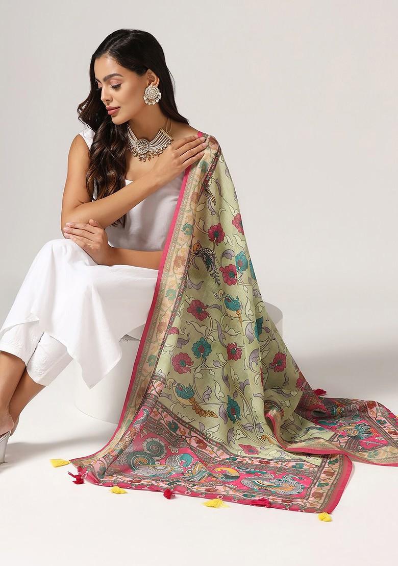 Kalamkari Printed Dupatta