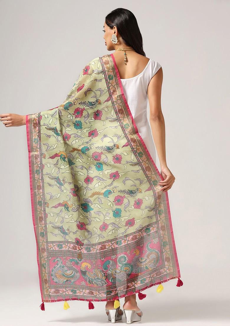 Kalamkari Printed Dupatta
