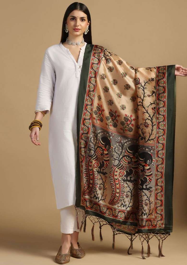 Ethnic Motifs Printed Dupatta - Indya