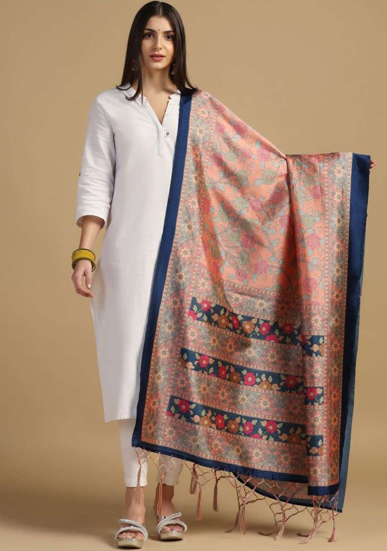 Ethnic Motifs Printed Dupatta - Indya
