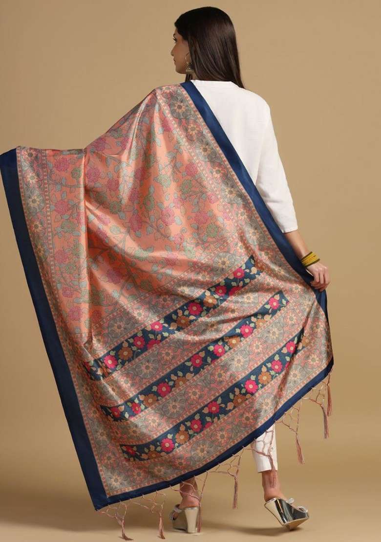 Ethnic Motifs Printed Dupatta - Indya