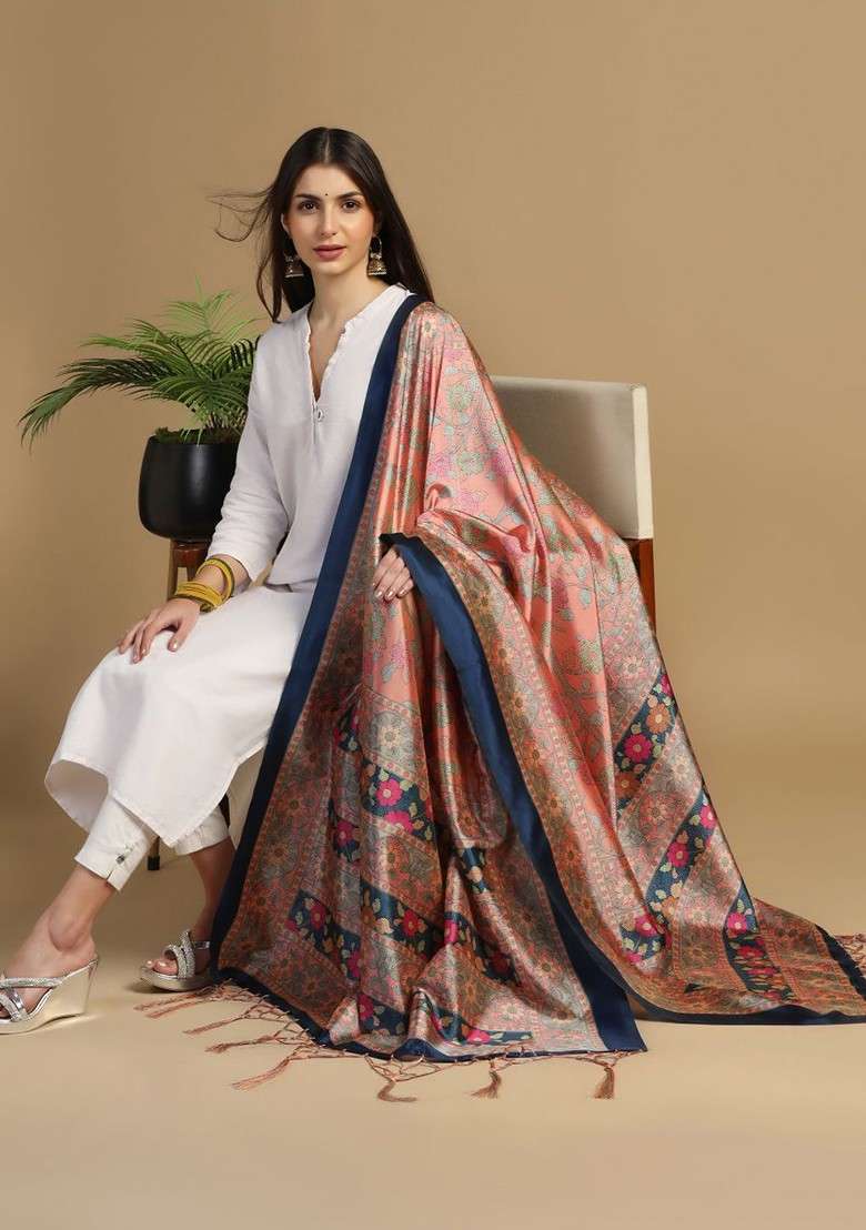 Ethnic Motifs Printed Dupatta - Indya