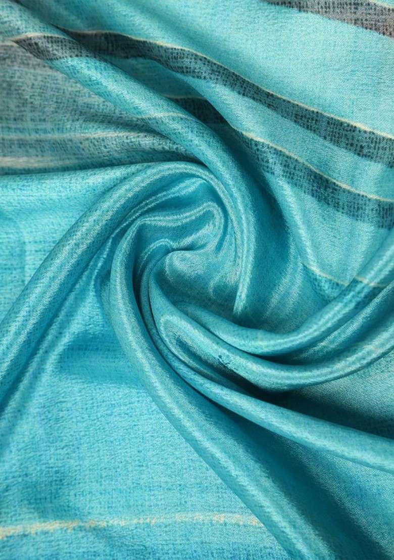 Floral Printed Dupatta With Sequinned - Indya