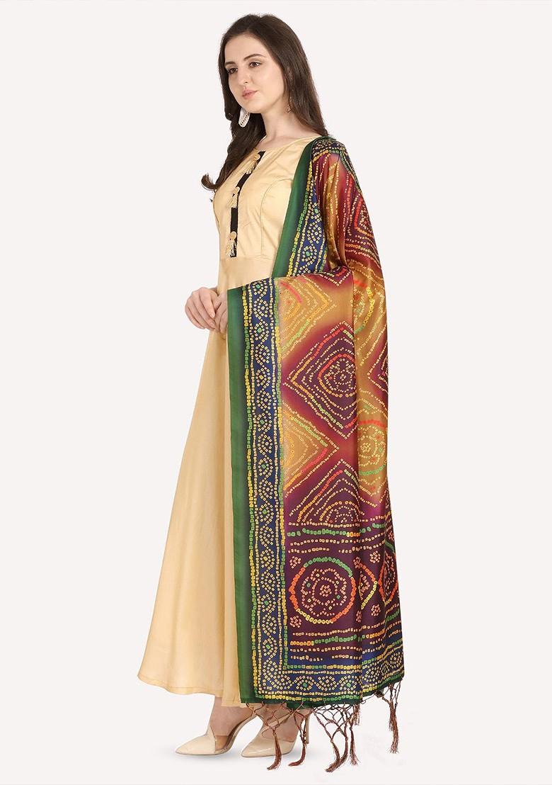 Ethnic Motifs Digital Printed Assam Silk Dupatta