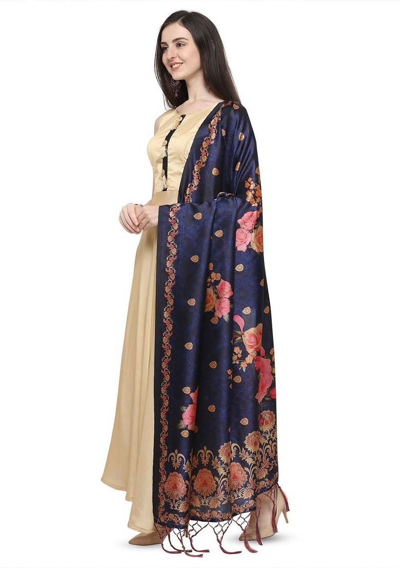 Ethnic Motifs Digital Printed Assam Silk Dupatta