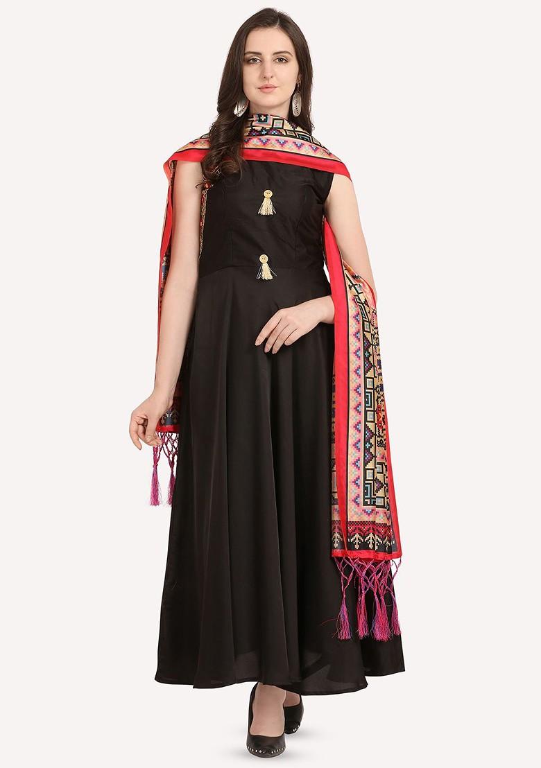 Geometric Digital Printed Assam Silk Dupatta