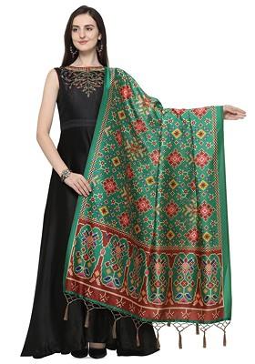 Ethnic Motifs Printed Assam Silk Dupatta