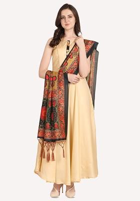 Ethnic Motifs Printed Assam Silk Dupatta