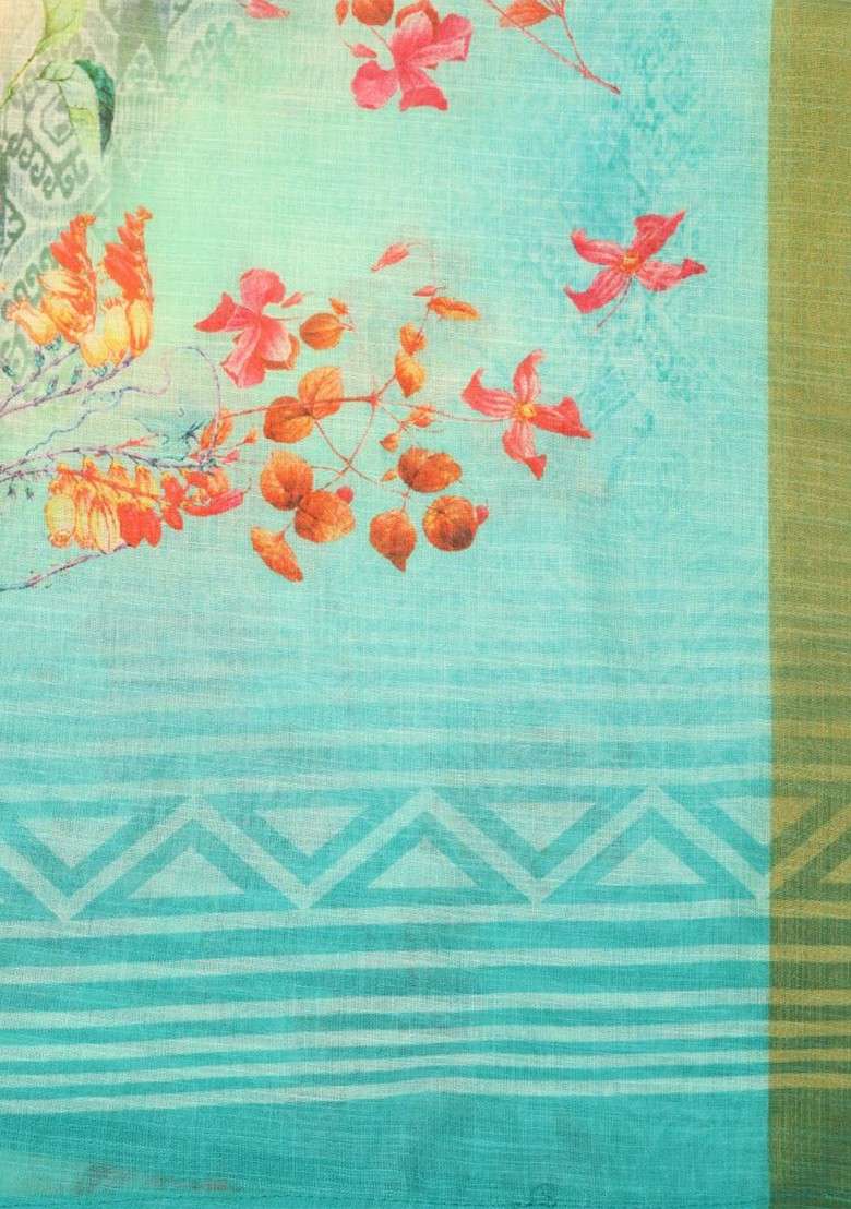 Floral Printed Dupatta - Indya