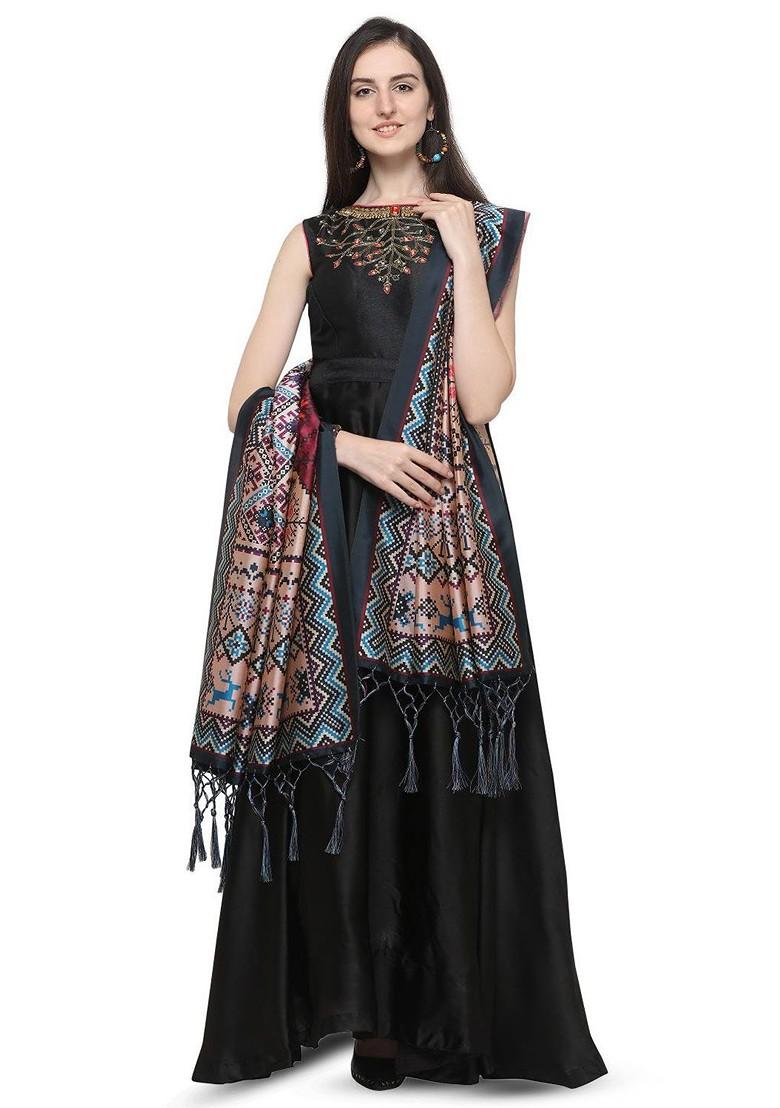 Ethnic Motifs Printed Assam Silk Dupatta