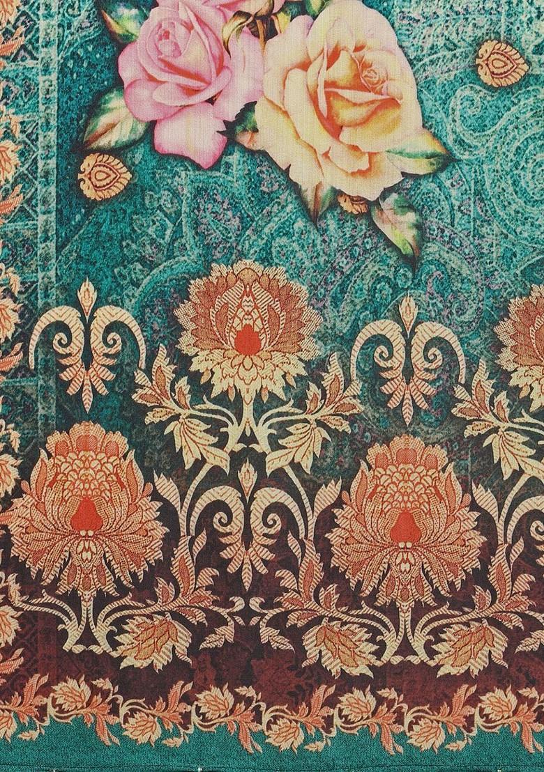 Ethnic Motifs Printed Assam Silk Dupatta