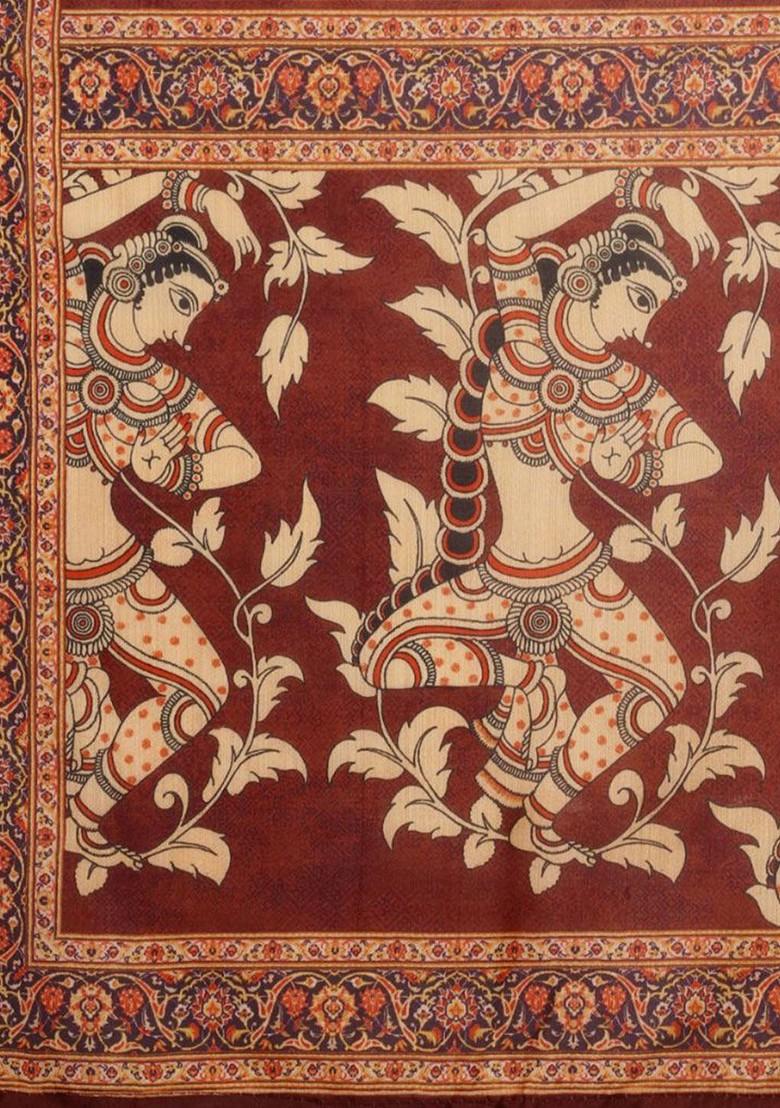 Ethnic Motifs Printed Assam Silk Dupatta