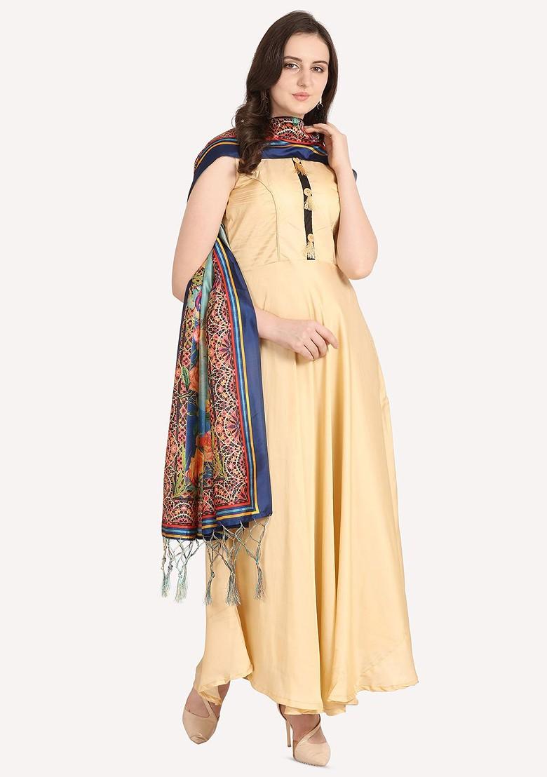 Floral Digital Printed Assam Silk Dupatta