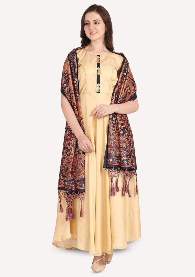 Ethnic Motifs Digital Printed Assam Silk Dupatta