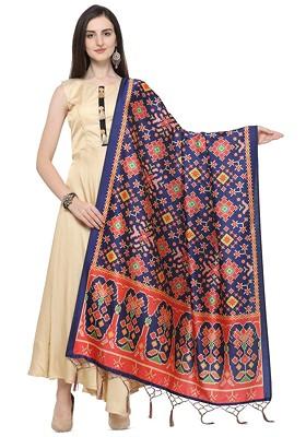 Ethnic Motifs Printed Tasselled Dupatta