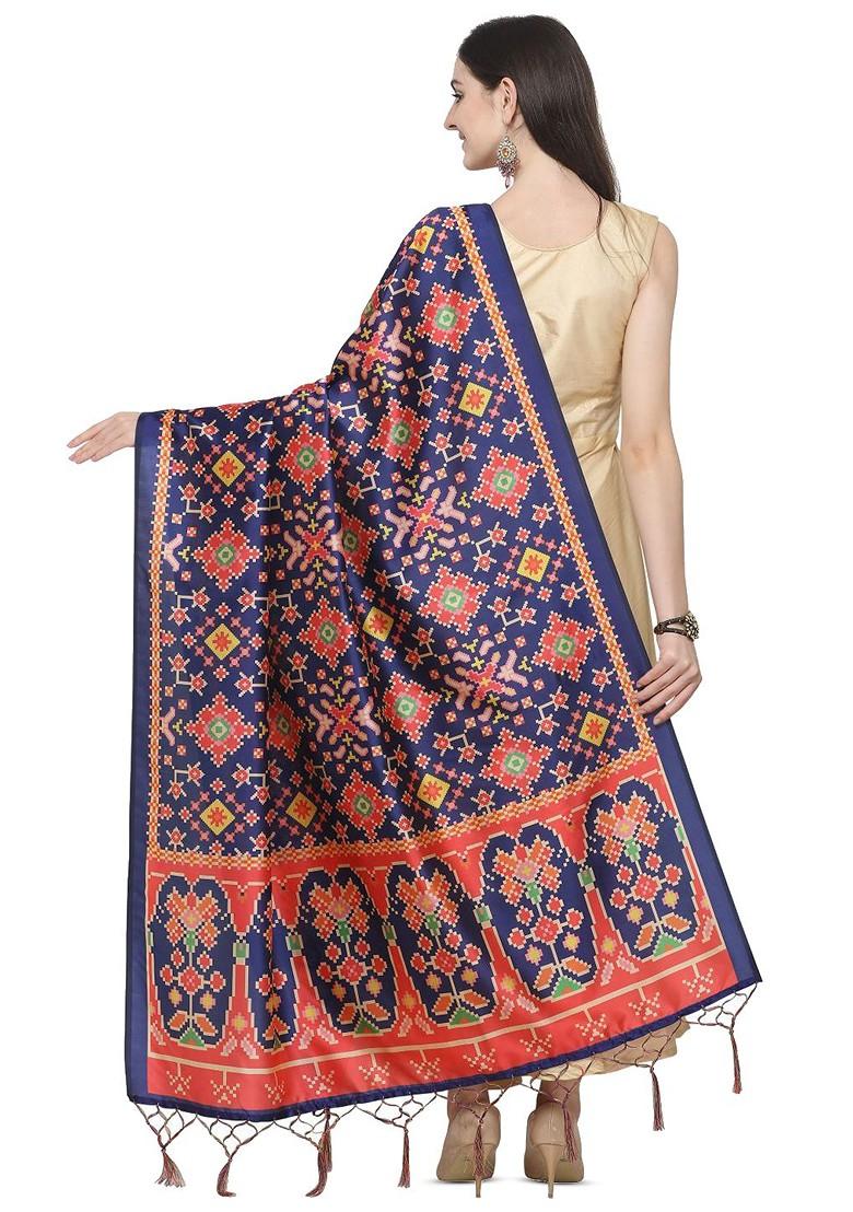 Ethnic Motifs Printed Tasselled Dupatta
