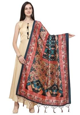 Ethnic Motifs Printed Tasselled Dupatta