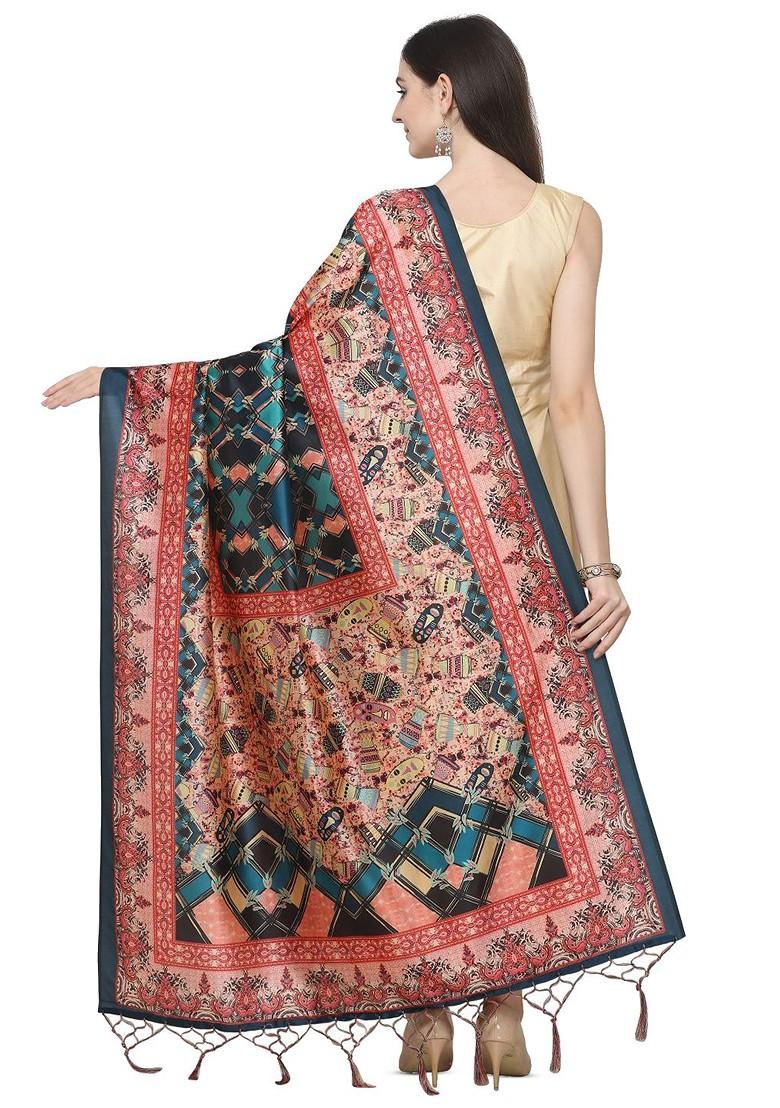 Ethnic Motifs Printed Tasselled Dupatta