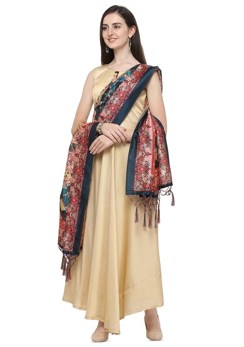 Ethnic Motifs Printed Tasselled Dupatta