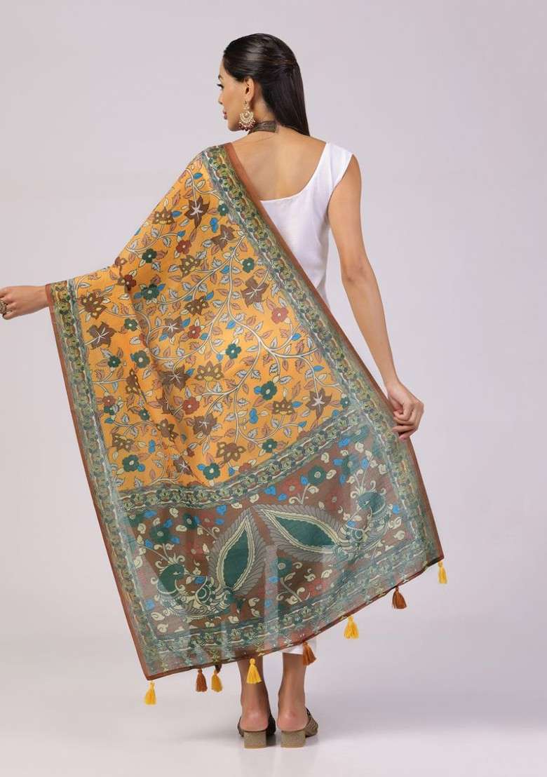Ethnic Motifs Printed Dupatta - Indya