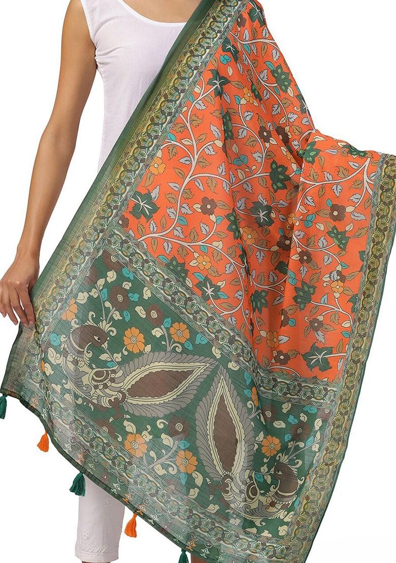 Kalamkari Printed Dupatta