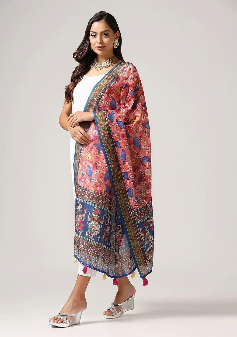 Kalamkari Printed Dupatta