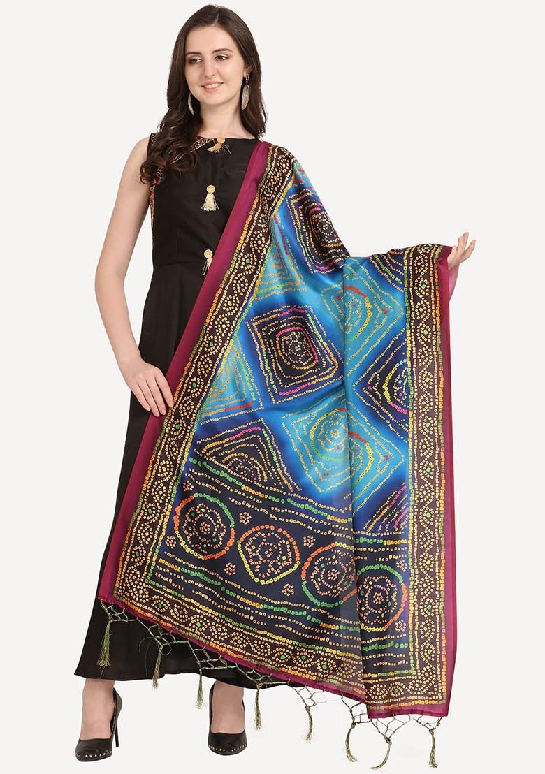 Printed Bandhani Dupatta