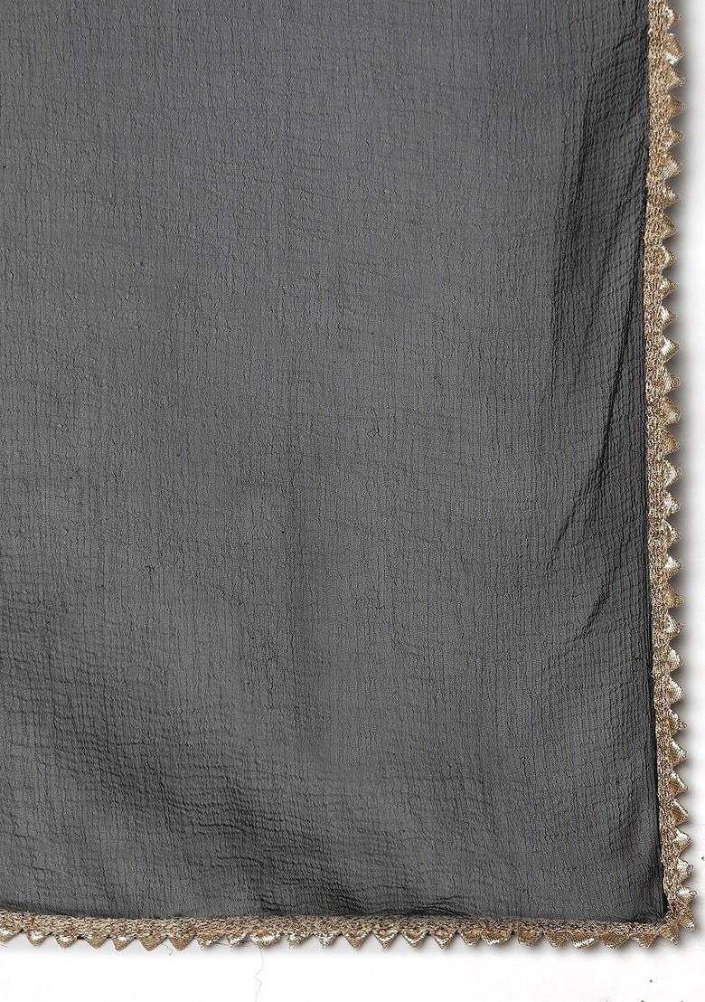 Black Printed Blended Lehenga Choli