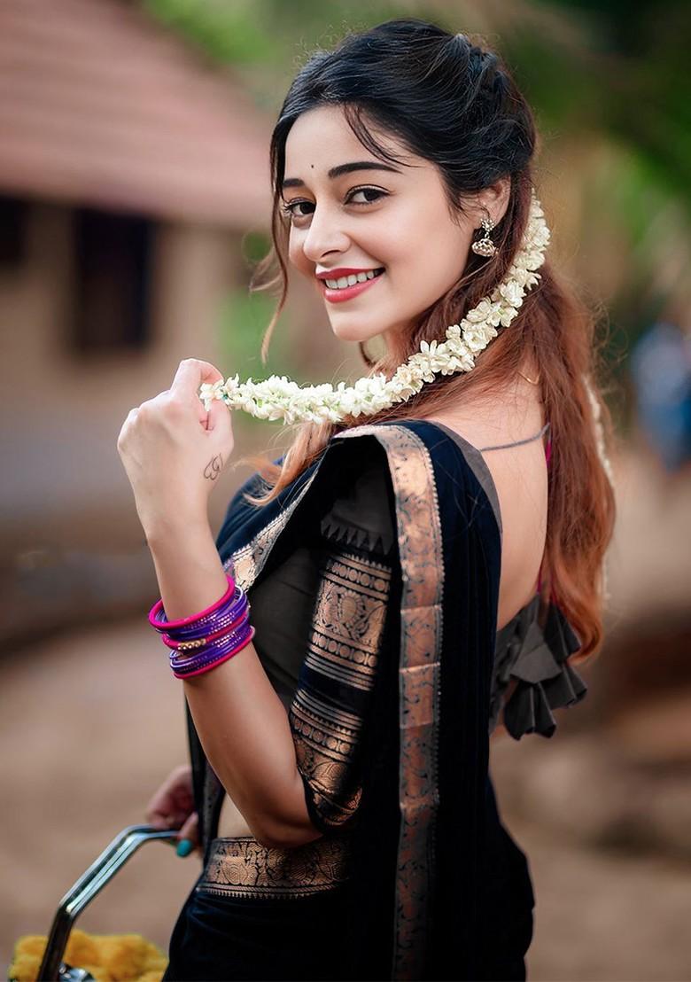 Grey Emboridered Blended Lehenga Choli - Indya