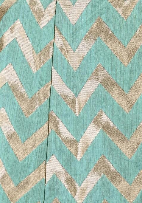 Peach Emboridered Blended Lehenga Choli