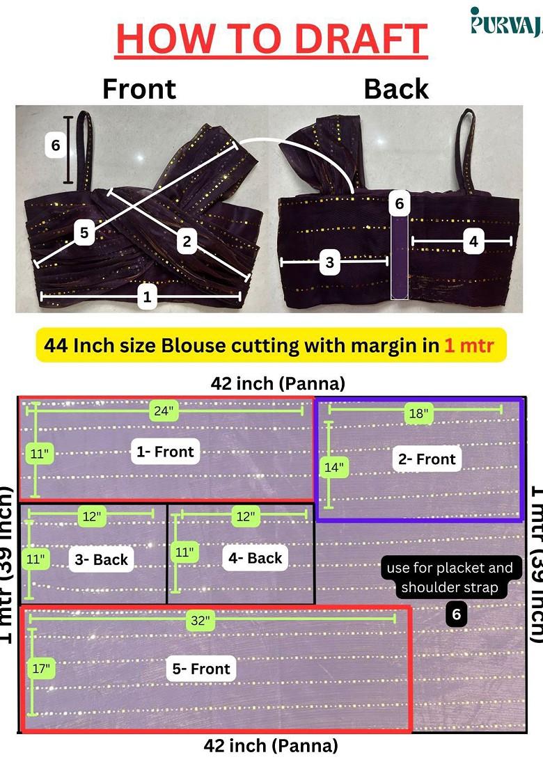 Maroon Embellished Blended Lehenga Choli - Indya