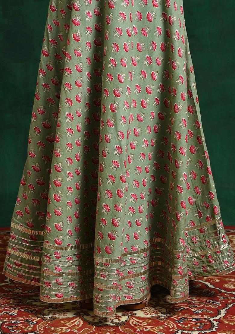 Sea Green Emboridered Blended Lehenga Choli