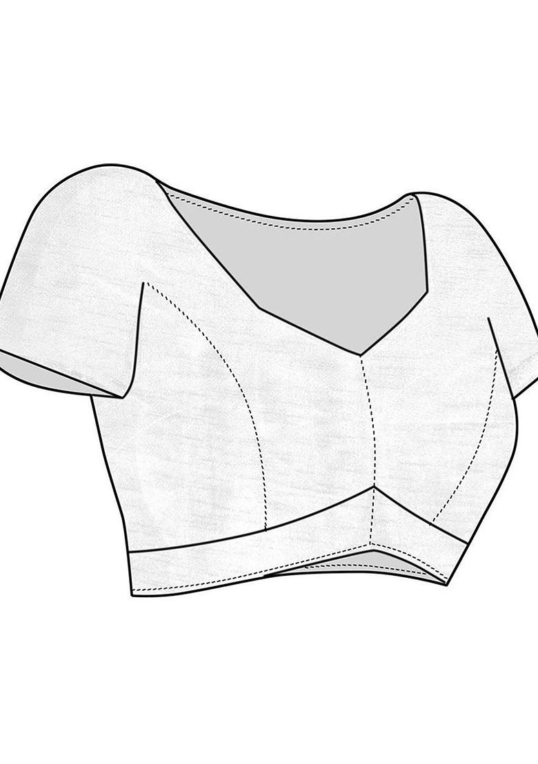 Maroon Zari Work Blended Lehenga Choli - Indya