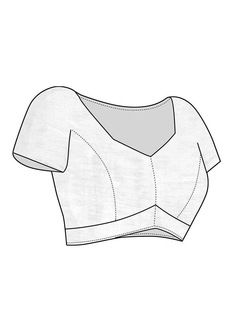 Grey Emboridered Blended Lehenga Choli - Indya