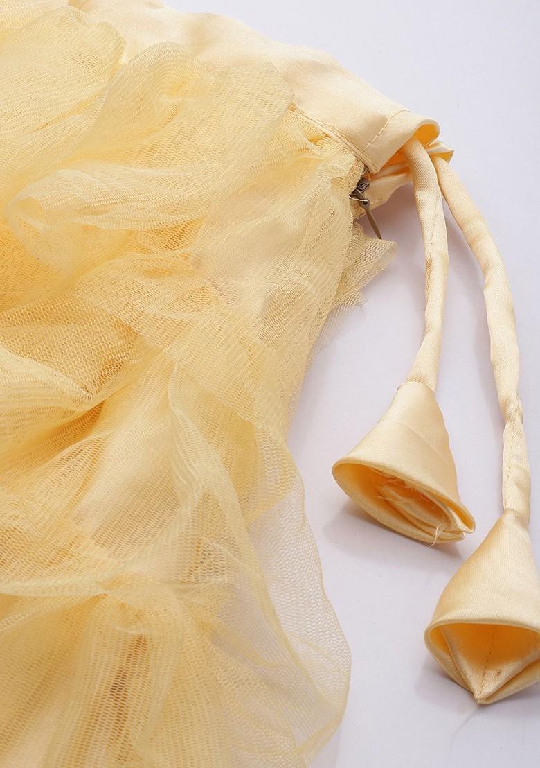 Beige Emboridered Blended Lehenga Choli - Indya