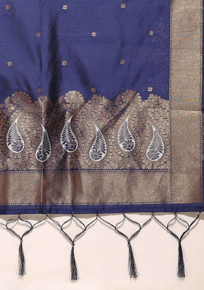 Grey Emboridered Blended Lehenga Choli - Indya