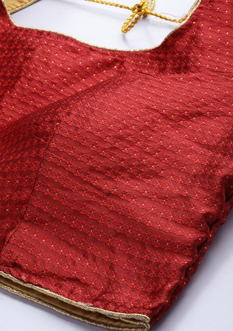 Black Emboridered Blended Lehenga Choli - Indya