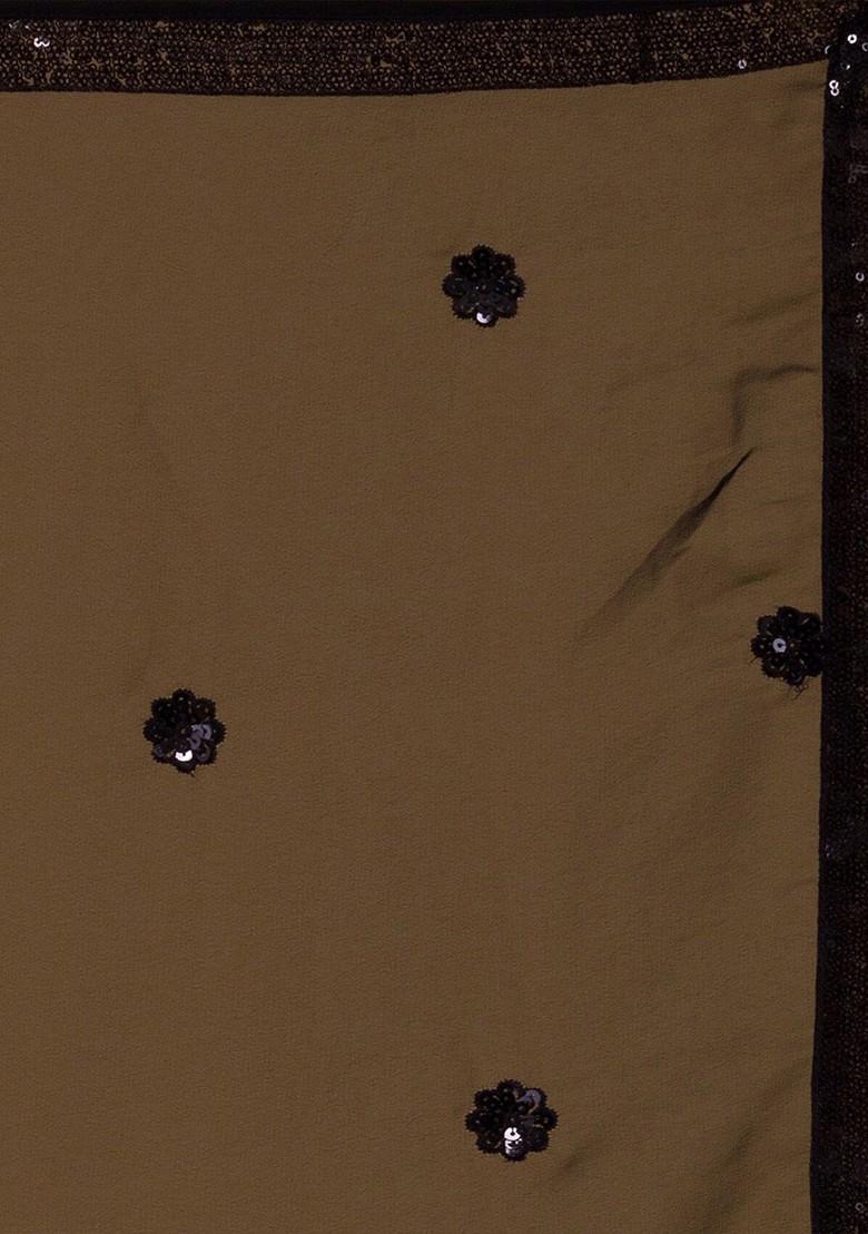 Black Embellished Blended Lehenga Choli - Indya