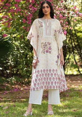 Mustard Yellow Printed Cotton Co Ord Set