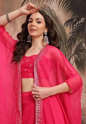 Pink Embossed Print Fusion Coords