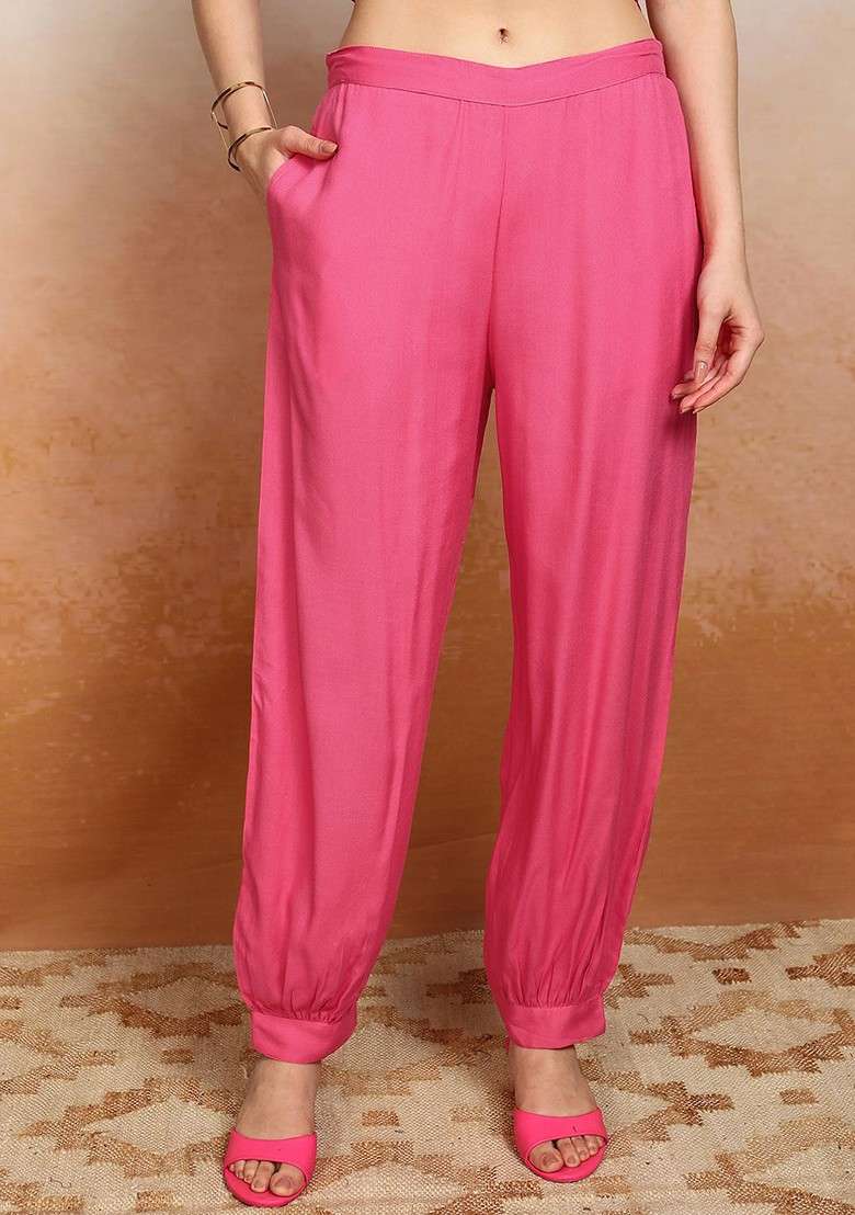 Pink Women Printed Crop Top And Pant With Jacket Coord Set - Indya